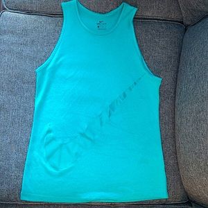 Nike teal tank top active wear🔥